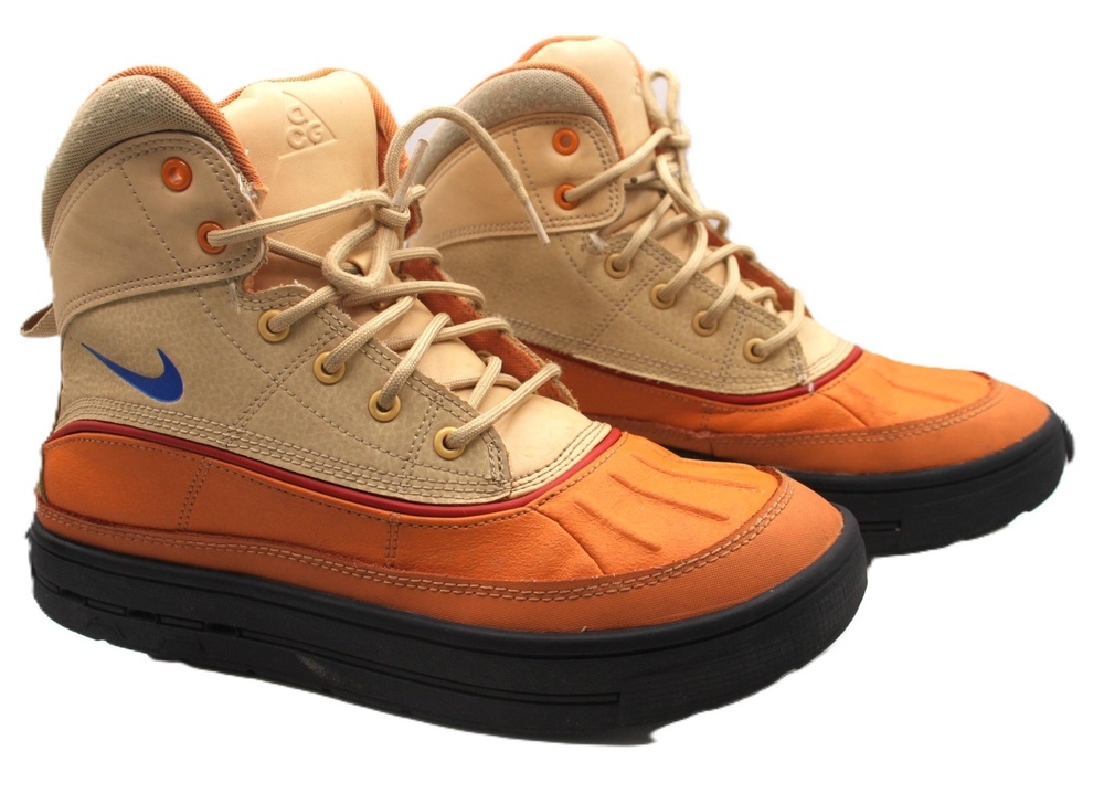 Nike ACG Boots Youth Size 6Y Orange Tan Snow Duck Winter Hiking 524872-201